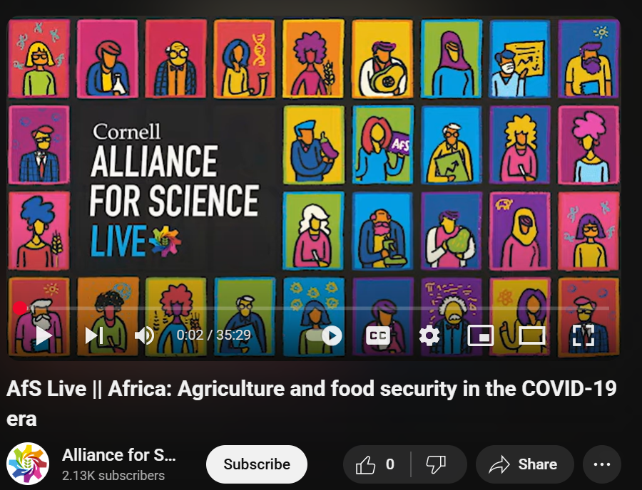 AfS Live || Africa: Agriculture and food security in the COVID-19 era