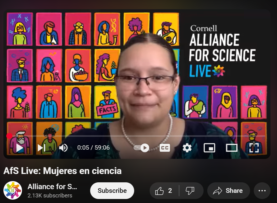 AfS Live: Mujeres en ciencia