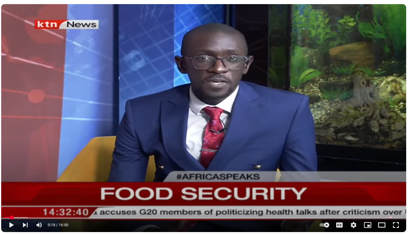 Sheila Ochugboju on biotechnology for global food security, KTN News 7/2022