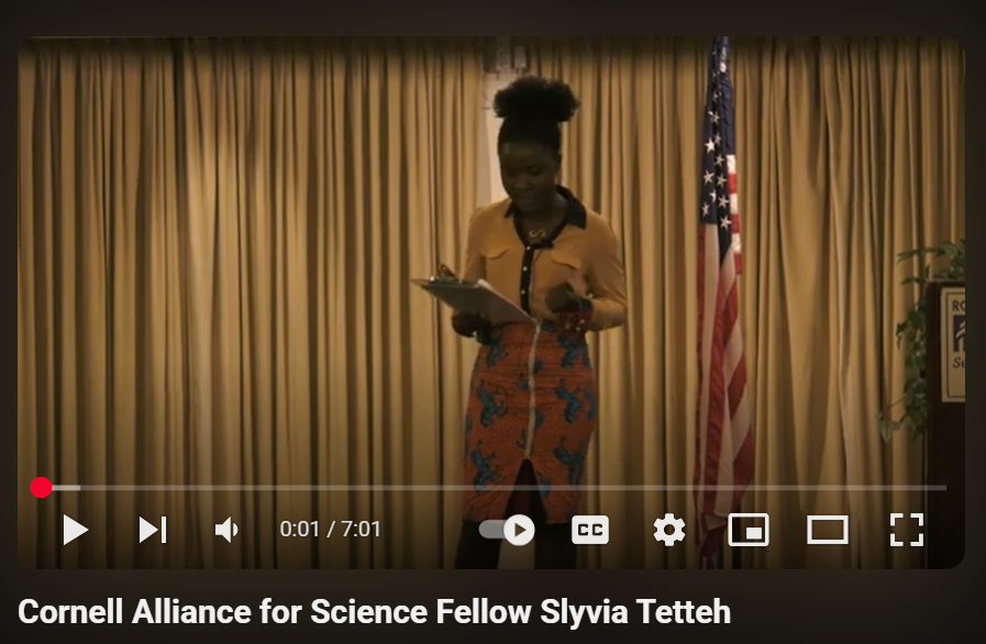 Cornell Alliance for Science Fellow Slyvia Tetteh