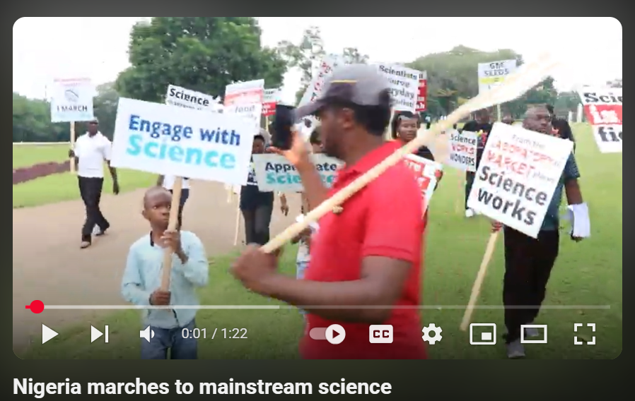 Nigeria marches to mainstream science