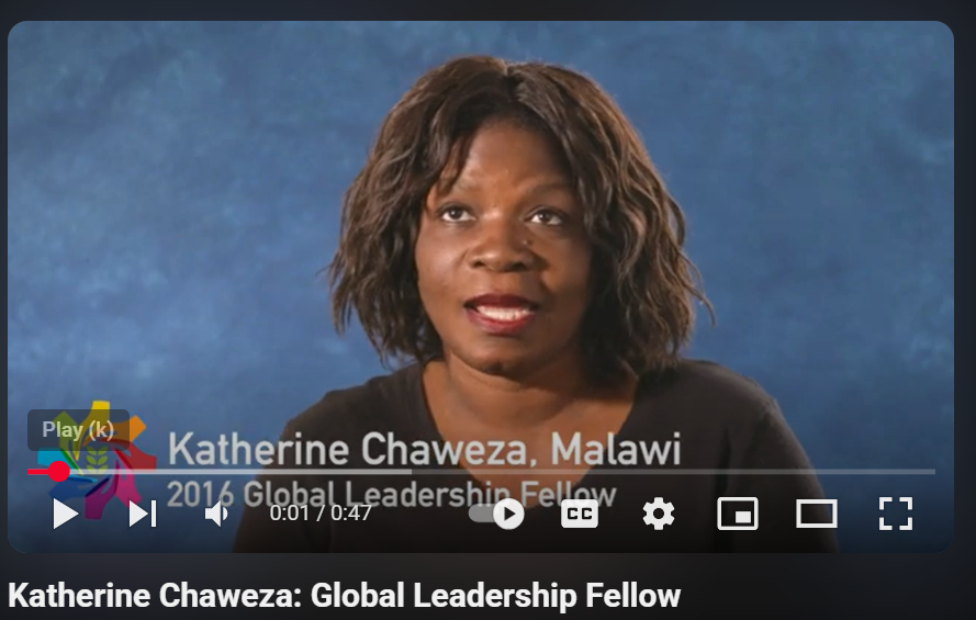 Katherine Chaweza: Global Leadership Fellow