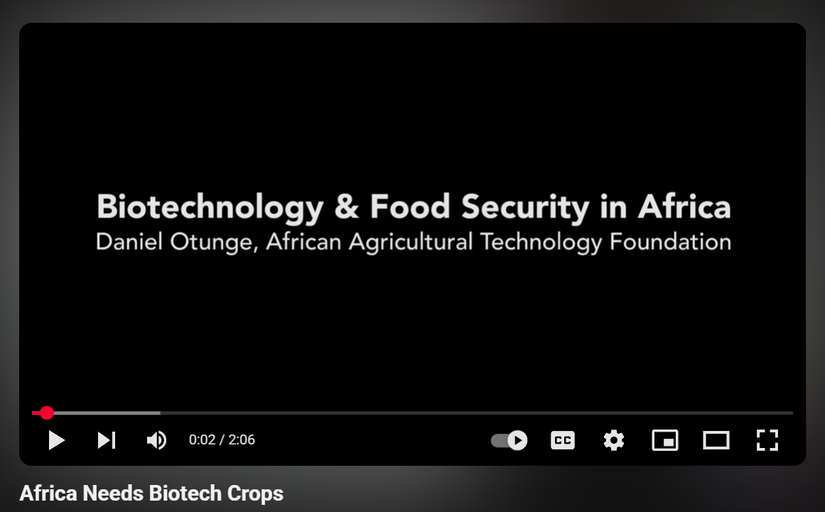 Africa Needs Biotech Crops
