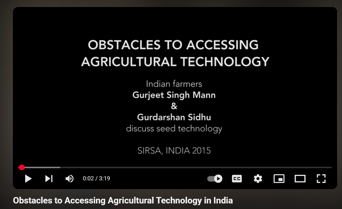 Obstacles to Accessing Agricultural Technology in India