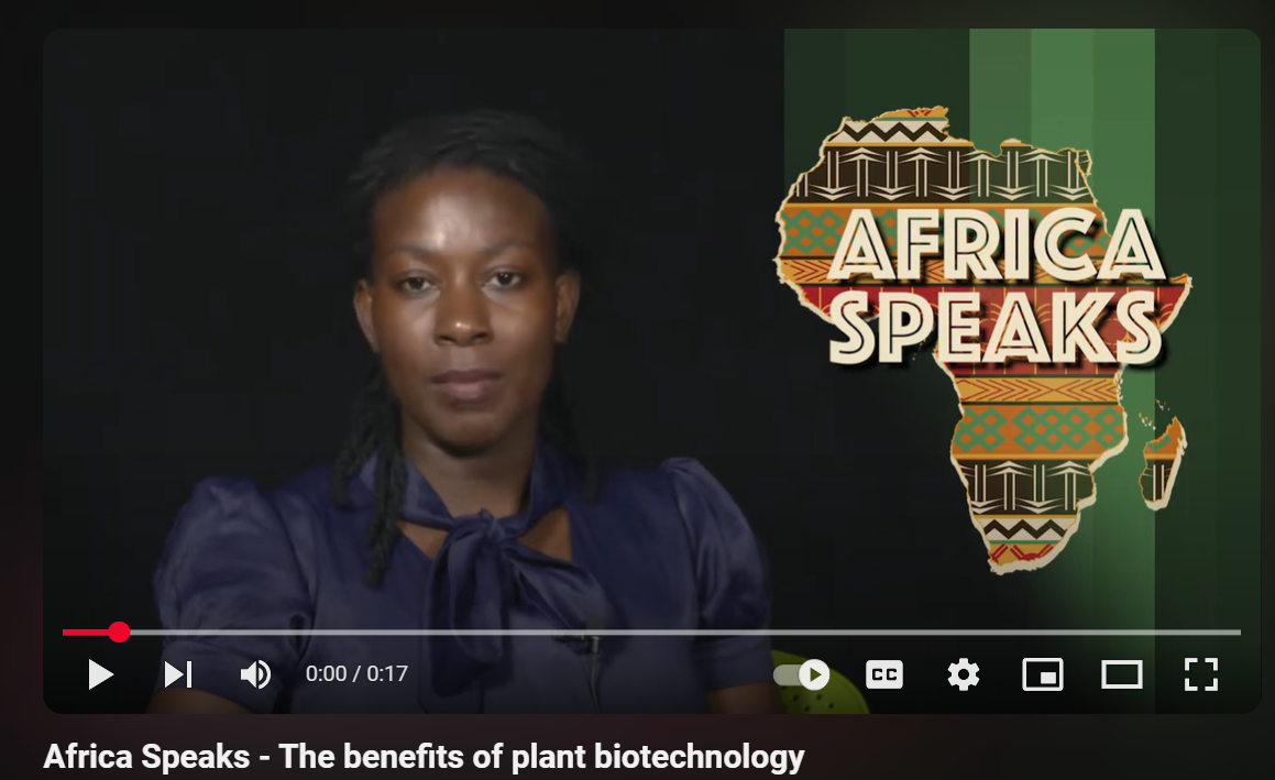 Africa Speaks - The benefits of plant biotechnology