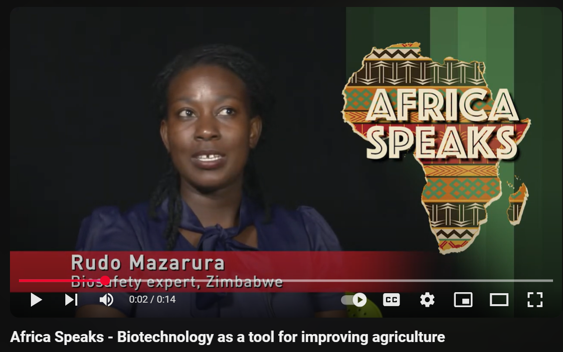 Africa Speaks - Biotechnology as a tool for improving agriculture
