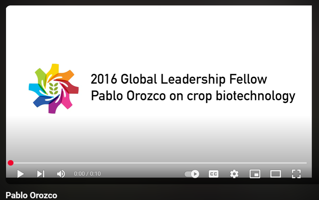 Pablo Orozco The role of science in crop biotech regulation.