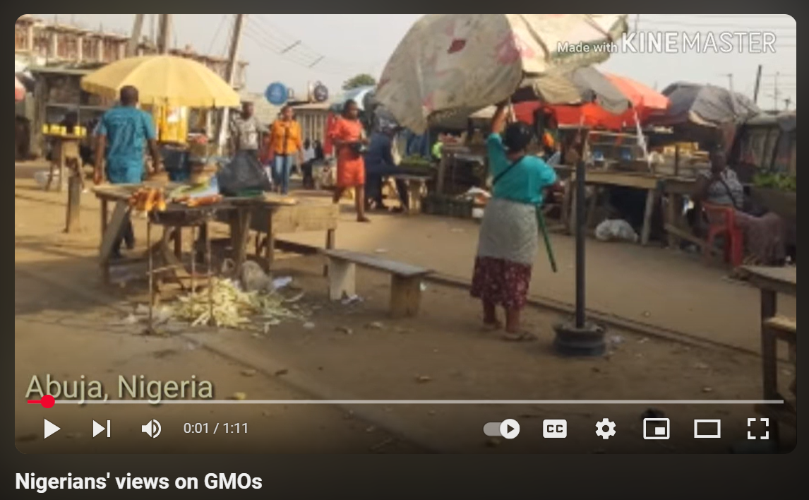 Nigerians' views on GMOs