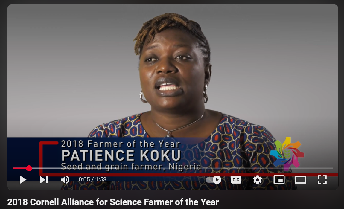 2018 Cornell Alliance for Science Farmer of the Year