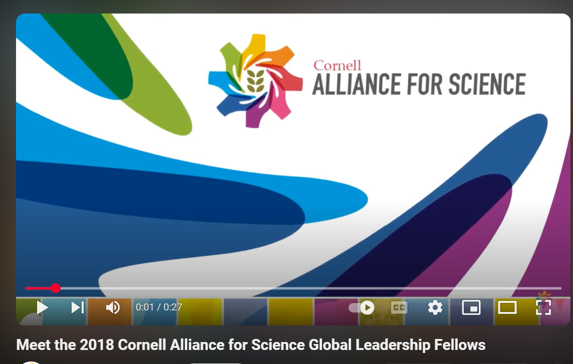 Meet the 2018 Cornell Alliance for Science Global Leadership Fellows