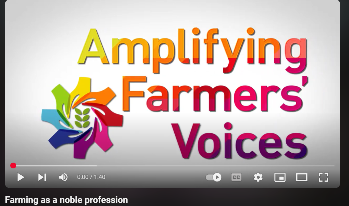 Farming as a noble profession