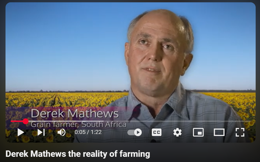 Derek Mathews the reality of farming