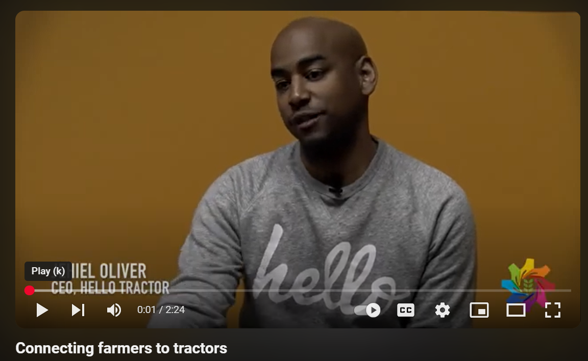 Connecting farmers to tractors