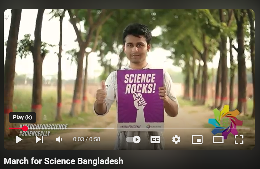 March for Science Bangladesh