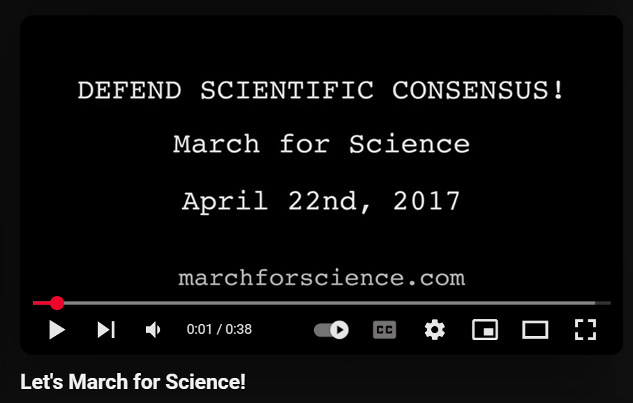 Let's March for Science!