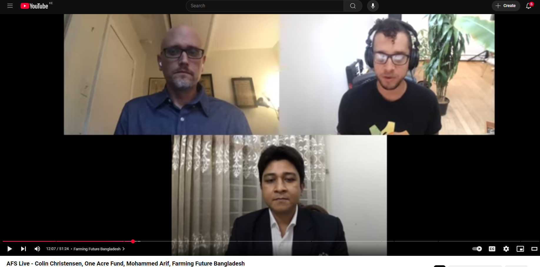 AFS Live - Colin Christensen, One Acre Fund, Mohammed Arif, Farming Future Bangladesh