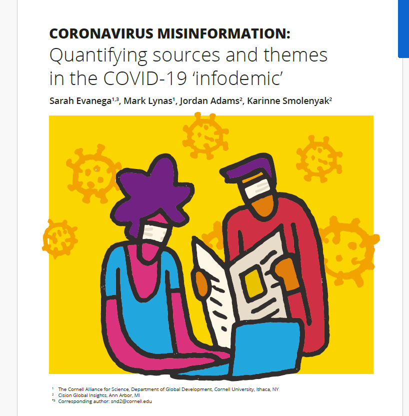 Quantifying sources and themes in the COVID-19 ‘infodemic’