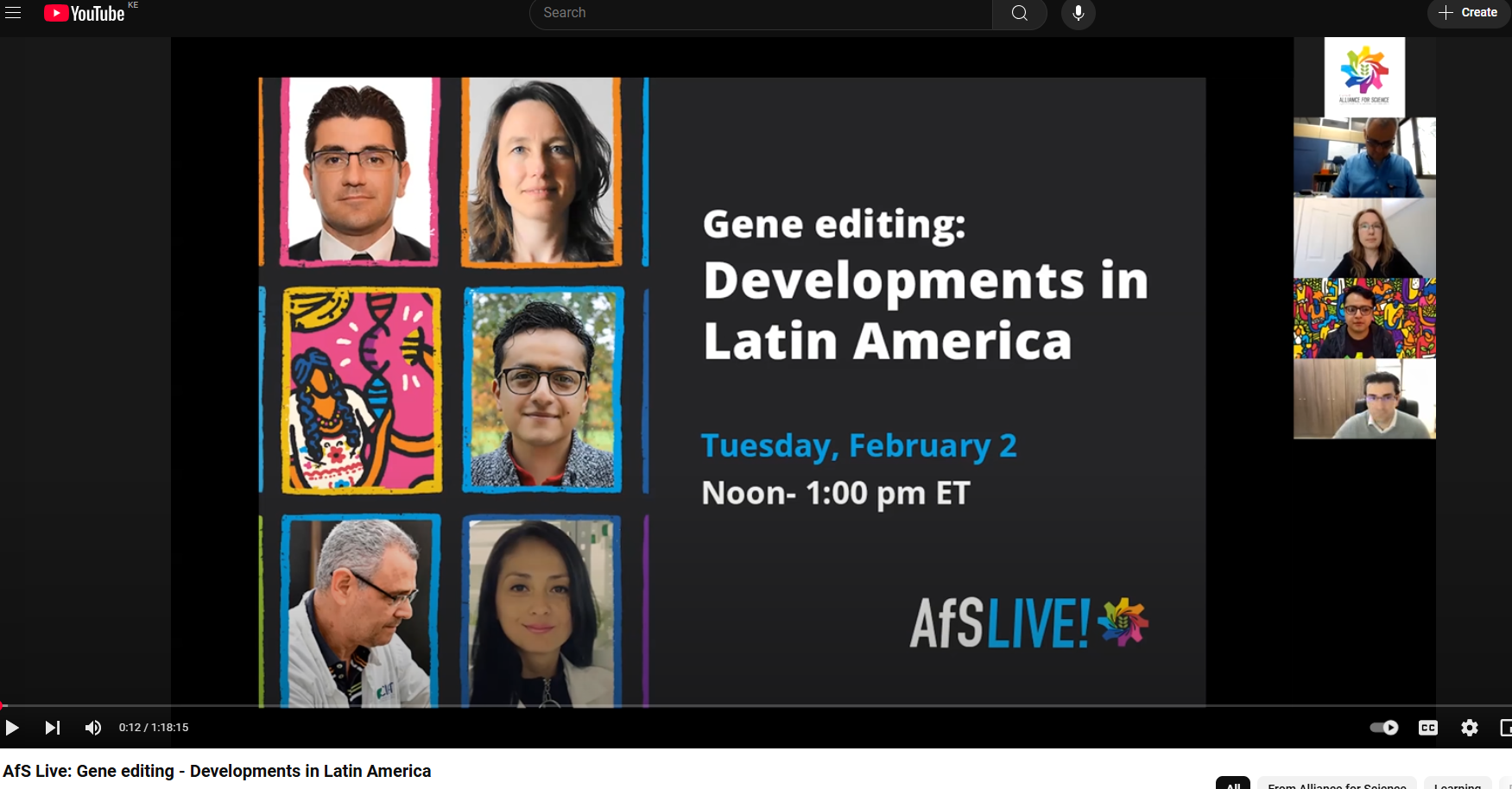 AfS Live: Gene editing - Developments in Latin America