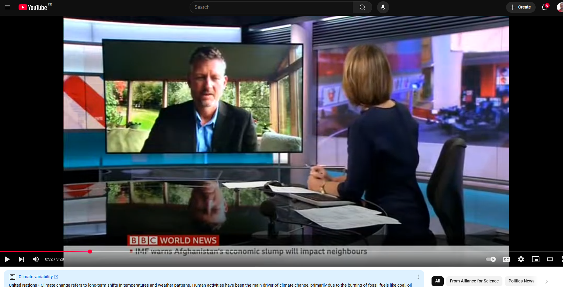 Mark Lynas discusses climate change research on BBC World News