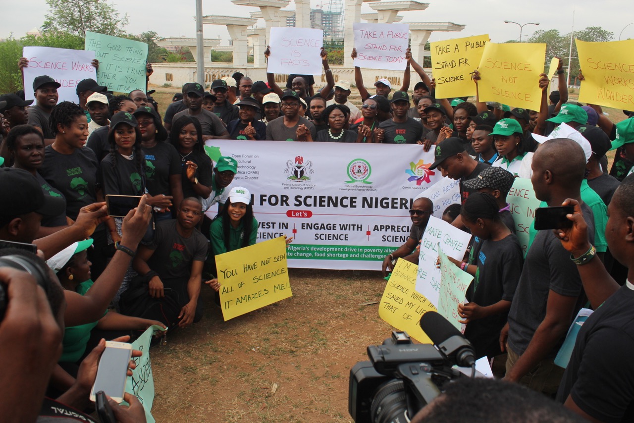 March for science Nigeria photos
